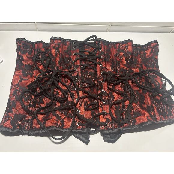 Lavish by Daisy Corsets Corset in Red Black2xxl - Picture 3 of 7
